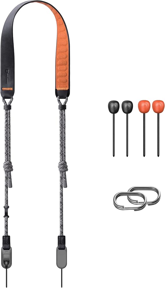 PGYTECH Air Camera Shoulder Strap, Camera Strap Leather-like Surface Quick Release with Braided Ropes