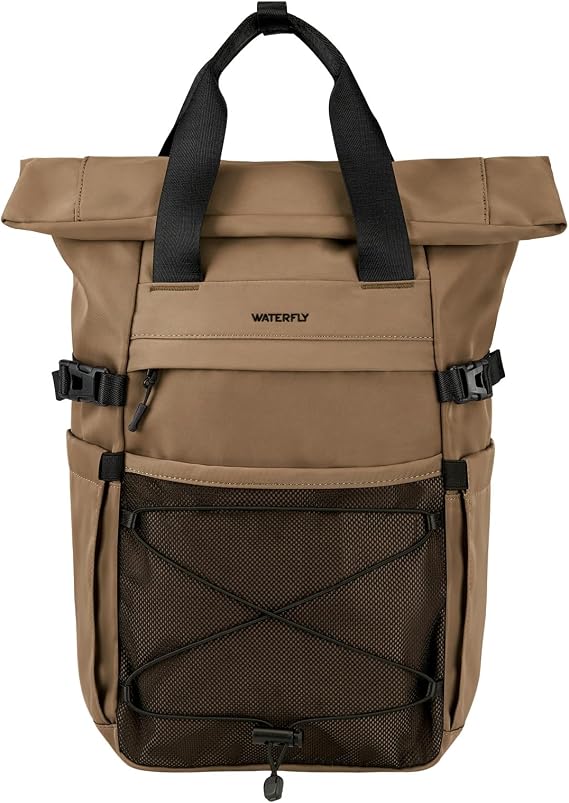 Waterfly Roll Top Backpack Rucksack: 16 Inch Laptop Compatible
