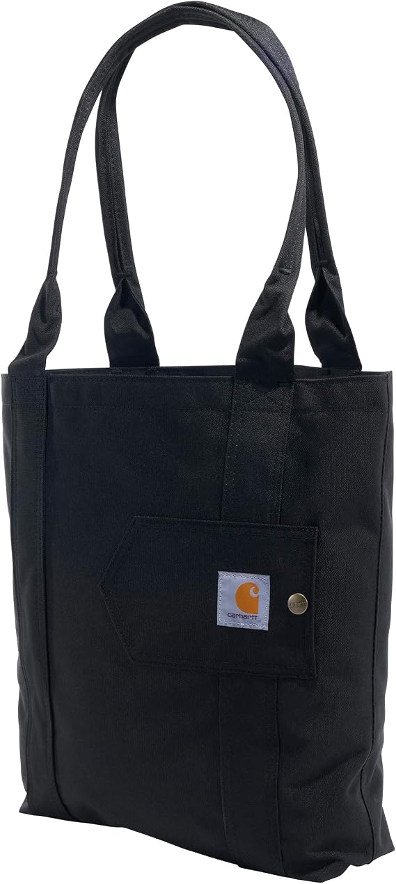 Carhartt Vertical Open Tote Black One Size Vertical Open Tote Heavy Duty Waterproof Tote