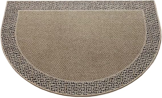 Half Round Door Mat Semi-Circular Velvet Floor Mat For Entrance, Door And, Waterproof For Home Decoration for Hallway Entryway Laundry Besides(Color2,40X60CM(1.3X2FT)