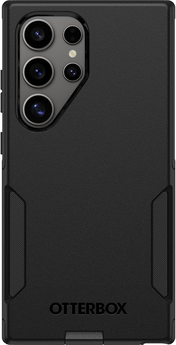 OtterBox Samsung Galaxy S24 Ultra Commuter Series Case - Black, Slim & Tough, Pocket-Friendly, with Port Protection