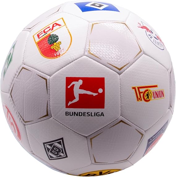 Derbystar Bundesliga Club Logo Pro Football Training Ball Size 5