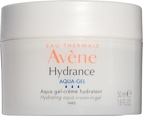 Eau Thermale Avène Hydrance Aqua-Gel, Hydrating and Mattifying Cream-in-Gel, For Sensitive Skin, 1x 50ml Pot