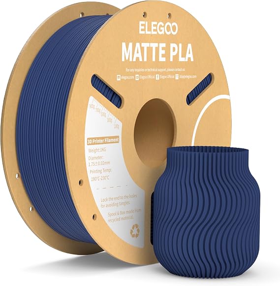 ELEGOO Matte PLA Filament 1.75 1kg Navy Blue