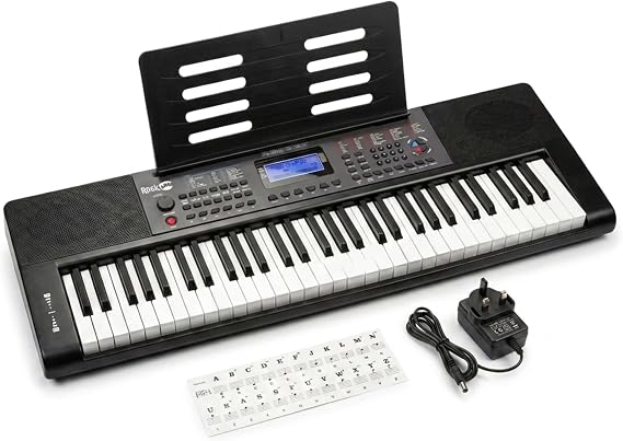 RockJam RJ461 61 Key Keyboard Piano with Pitch Bend for Beginners