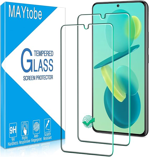 MAYtobe 2 Pack Screen Protector for Samsung Galaxy S22 5G Tempered Glass