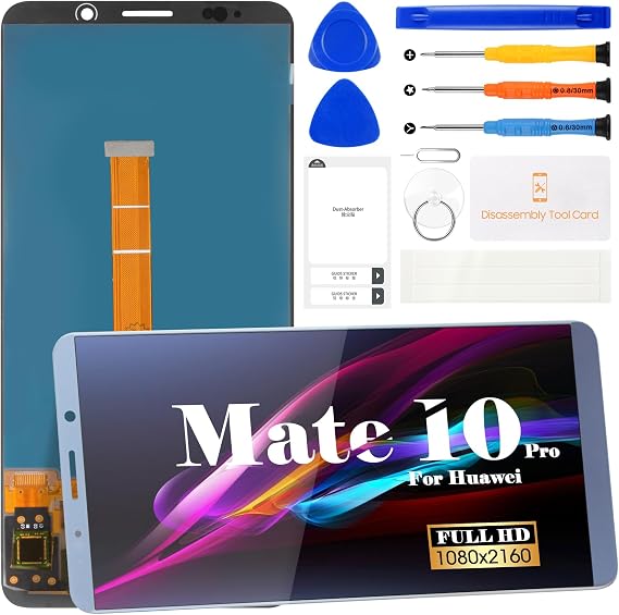 SRJTEK For Huawei Mate 10 Pro Screen Replacement Touch Digitizer BLA-L09 BLA-L29 LCD Display Full Assembly Glass (Blue No Frame)