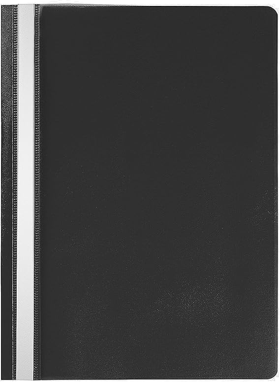 Q-Connect A4 Project Folder - Black (Pack of 25)