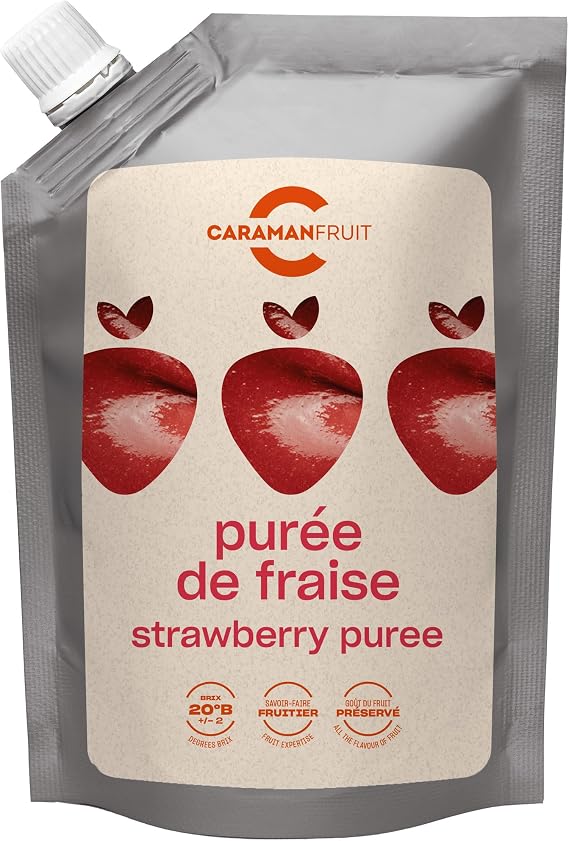 Caramanfruit Strawberry Fruit Puree, 1kg