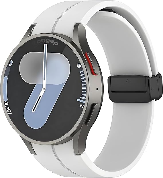 Rongep Samsung ile Uyumlu Spor Tasarım Flex Loop 20mm Kordon Galaxy Watch 7/6/5/4 Serisi için Galaxy Watch 7 Kordon (40mm/44mm) Watch 6/4 Classic (47/43/42mm) Watch 5 Pro Uyumlu