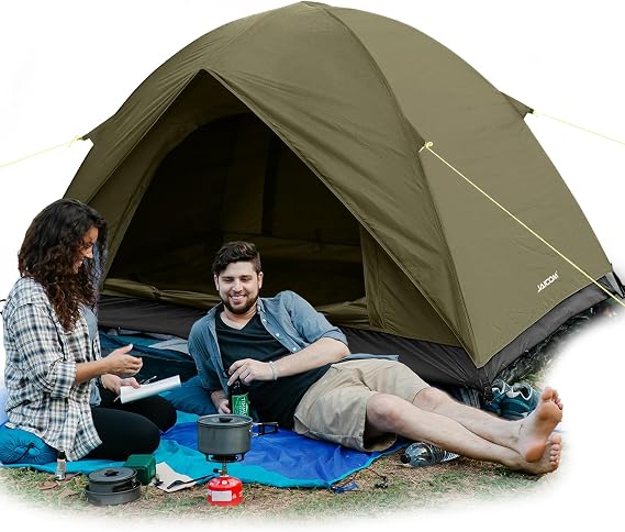 JAICOM Tent, 2-4 Man Tents for Camping, 4 Seasons Waterproof Dome Tent