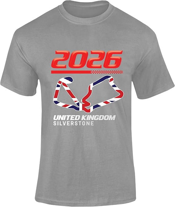 Formula Racing 2026 T Shirt Grand Prix Circuit Map Motorsport Tee