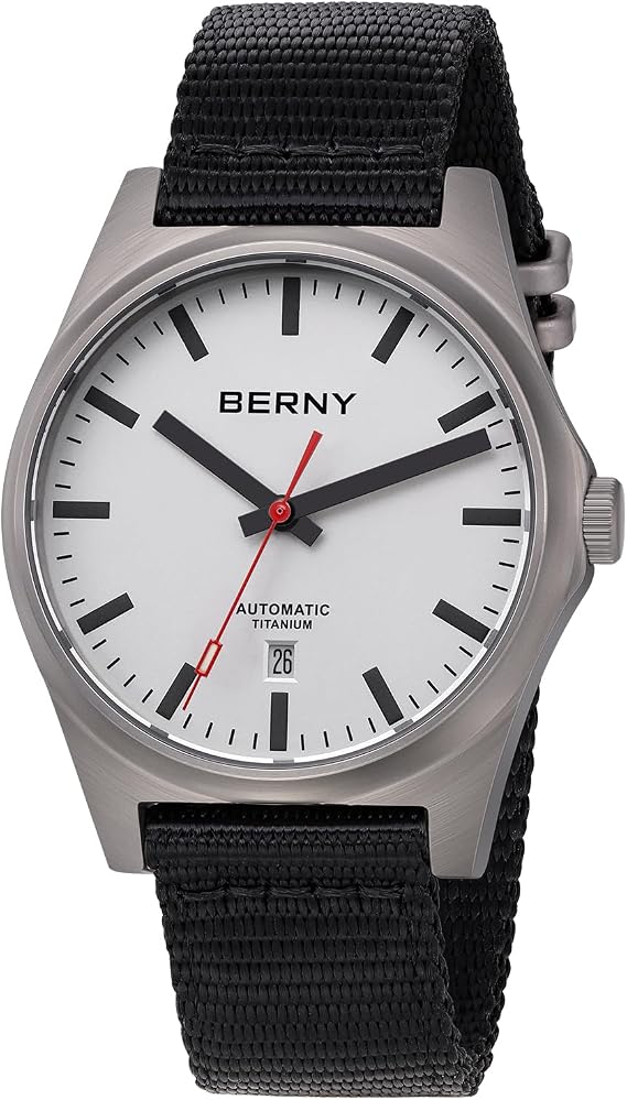 BERNY Automatic Titanium Watch for Men 10ATM Waterproof Super Luminous