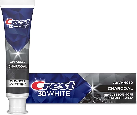 Crest 3D White Whitening Toothpaste Charcoal Kömür Beyazlatıcı Diş Macunu 93 gr