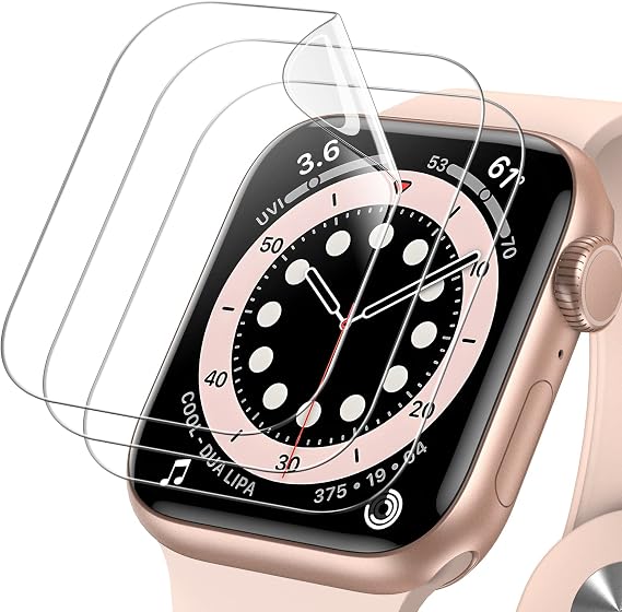 JETech TPU Screen Protector for Apple Watch SE 3/2/1, Series 6/5/4 40mm
