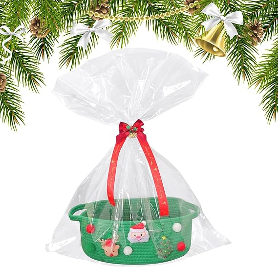 Christmas Basket Decorative Basket Present for Women Men