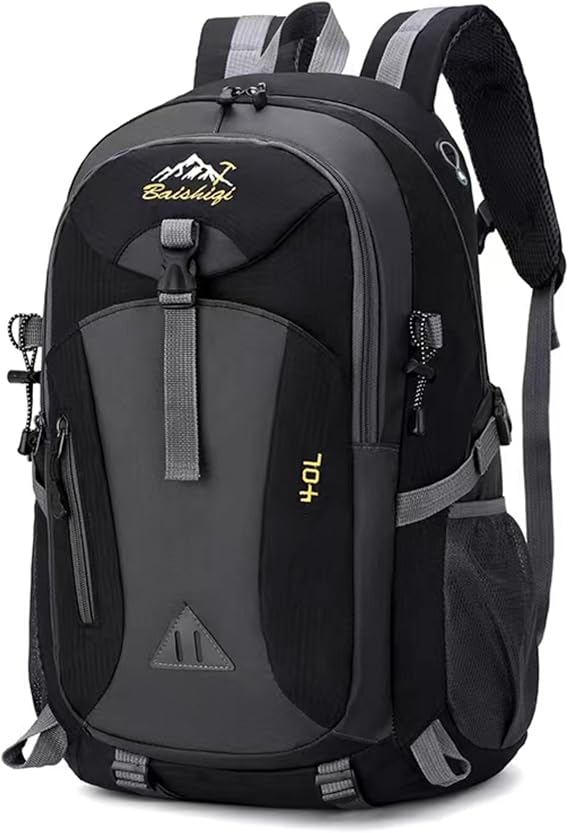 40L Hiking Backpack Lightweight Breathable Trekking Rucksack for Men Women, Durable Water Resistant Travel Bag for Skiing Camping Climbing Cycling Trekking Mountaineer Outdoor Sports