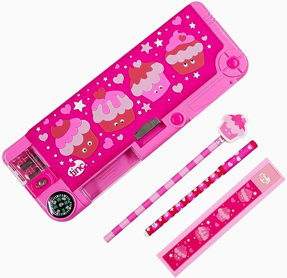 Tinc Pop-out Compartment School Pencil Case