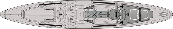 Wilderness Systems Silent Traction Pad Kit - Custom Fit - Rubberized Kayak Traction Kits