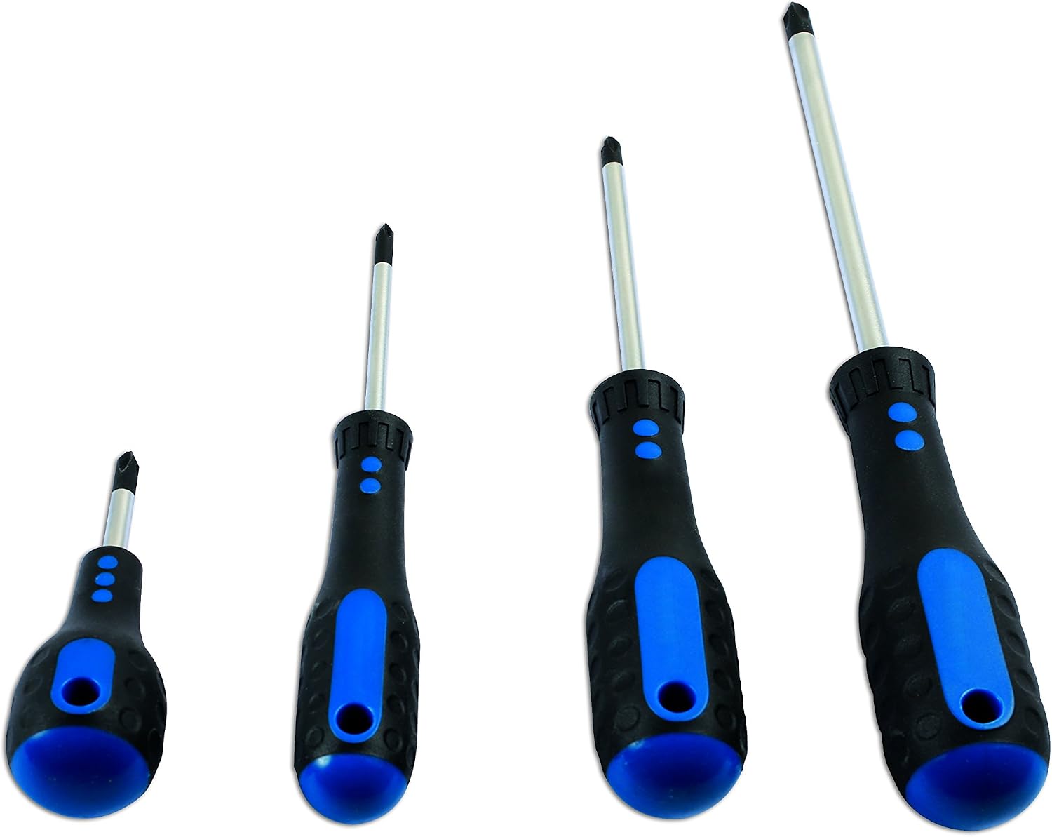 Laser 7036 JIS Screwdriver Set 4pc, Black