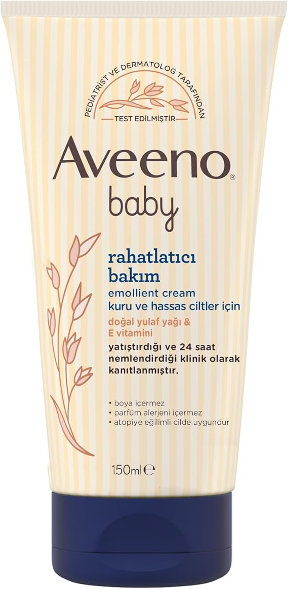 Aveeno Baby Rahatlatıcı Bakım Kuru ve Hassas Ciltler için Emollient Cream 150 ml
