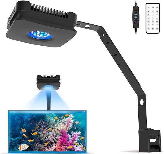 Lominie 30W Aquarium LED Light, Full Spectrum Reef Coral Saltwater Lamp [Energy Class A+]
