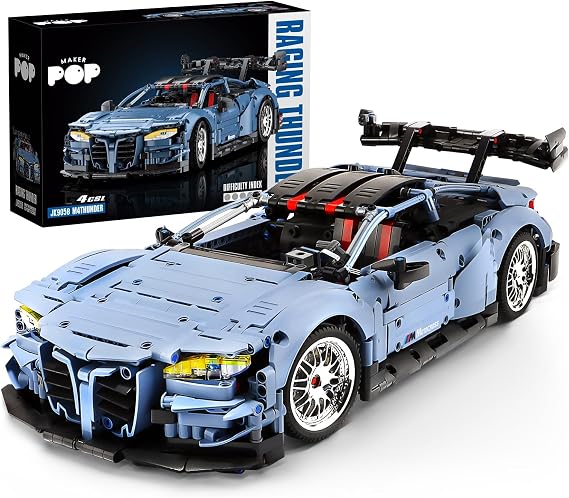 M4 Technic Building Car Set,1:10 Champion Racing Car Building Block-2280PCS