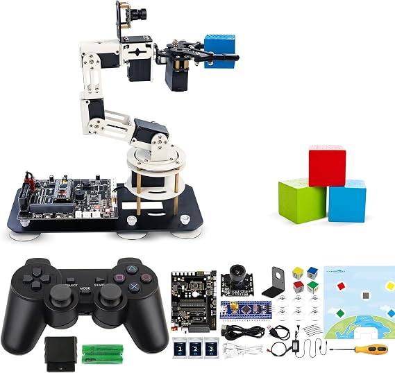 Yahboom DOFBOT-SE Robotic Arm Virtual Machine Open Source Programming AI Visual Recognition 6DOF Robotic Arm Moveit Python Desktop Project Research ROS Robot