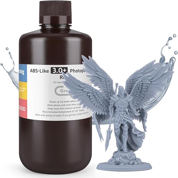 ELEGOO Upgraded ABS Like 3.0 PLUS Resin Grey 1000g