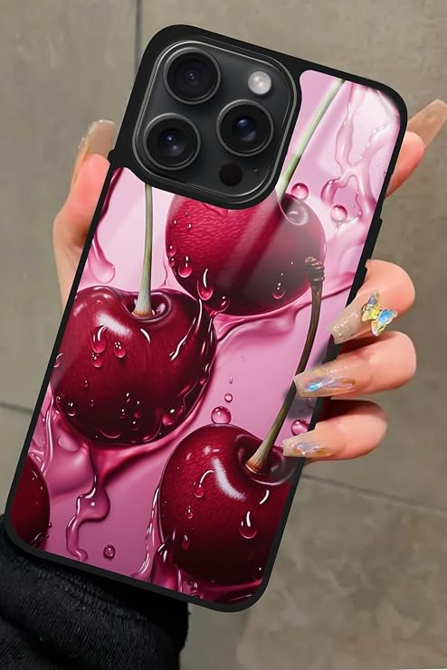 Apple iPhone 15 Pro Max ile Uyumlu Astronot Tasarımlı Glossy Premium Kılıf, Silikon, Siyah iPhone15ProMax_162