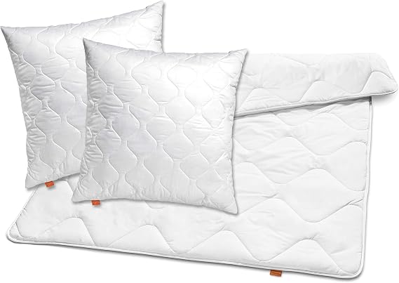 Sleepling Medium Duvet 200 x 200 cm Set with 2 x Pillows 80 x 80 cm