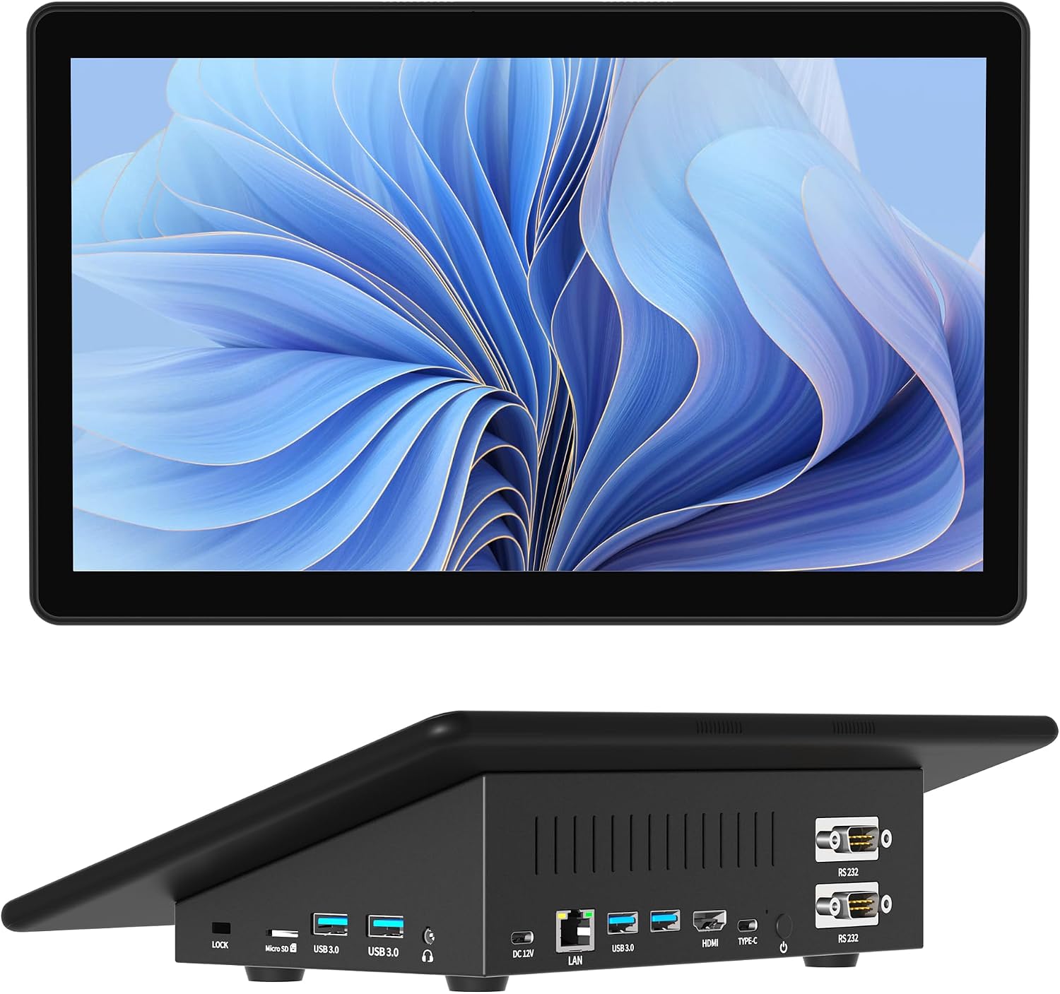 Mini PC Computer Mini Computer PC Desktop 11.6 Inch, Win 11 Mini-pc with Touchscreen, N5095 8GB RAM, 128GB eMMC, 4K Screen Display Output, HDMI /WiFi5/BT5.0/USB3.0/ (Without Battery)