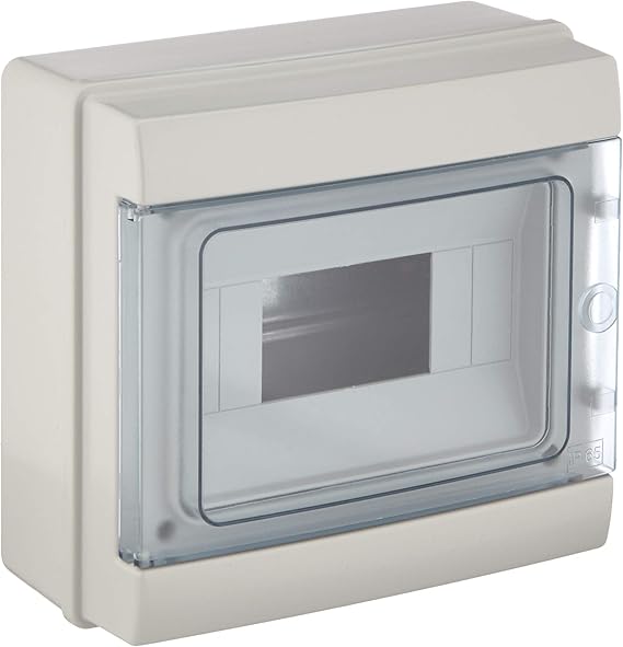 Electraline 60438 IP65 Distribution Board Waterproof 8 Modules