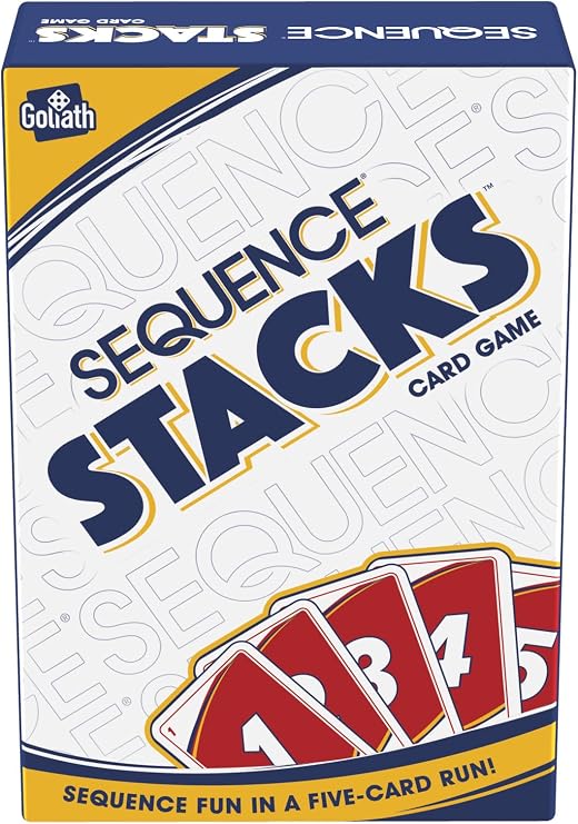 Sequence Stacks Card Game for up to 6 Players Strategic Game for Children from 7 Years