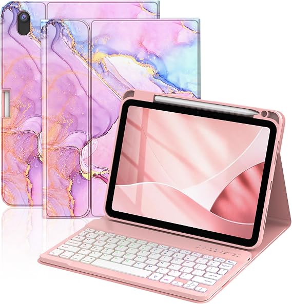 FUWANG Keyboard Case for iPad A16 11th Gen 11 Inch/10th Gen 10.9"