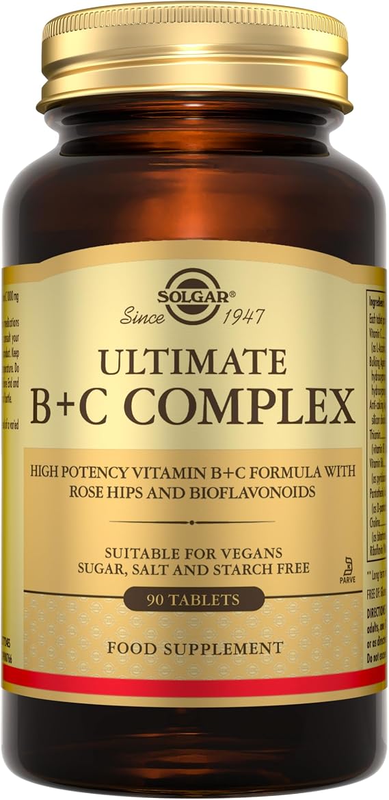 Solgar Ultimate B Plus C Complex - 90 Tablets - Pure
