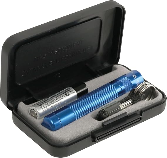 Maglite Men's Solitaire LED Presentation Box Flashlight-Blue [Energy Class A]