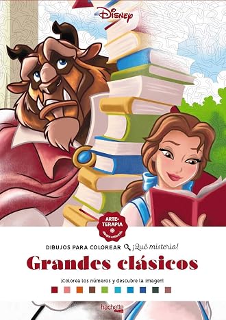Dibujos para colorear, ¡qué misterio! Grandes clásicos (Hachette HEROES - DISNEY - Arteterapia)