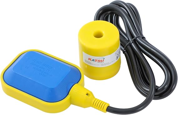 KATSU Floating Switch 250 V 16 (5) A 2 M Cable Switch Float Water Level for Electric Pump, Water Tank, Submersible Pump 151010