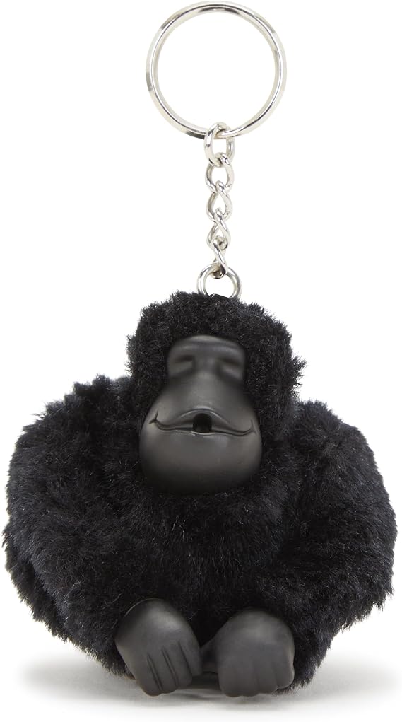 Kipling MONKEYCLIP M Mittelgroßer Affen-Schlüsselanhänger Black Noir (Schwarz)