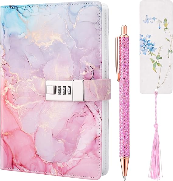 Pink Secret Diary with Lock for Kid