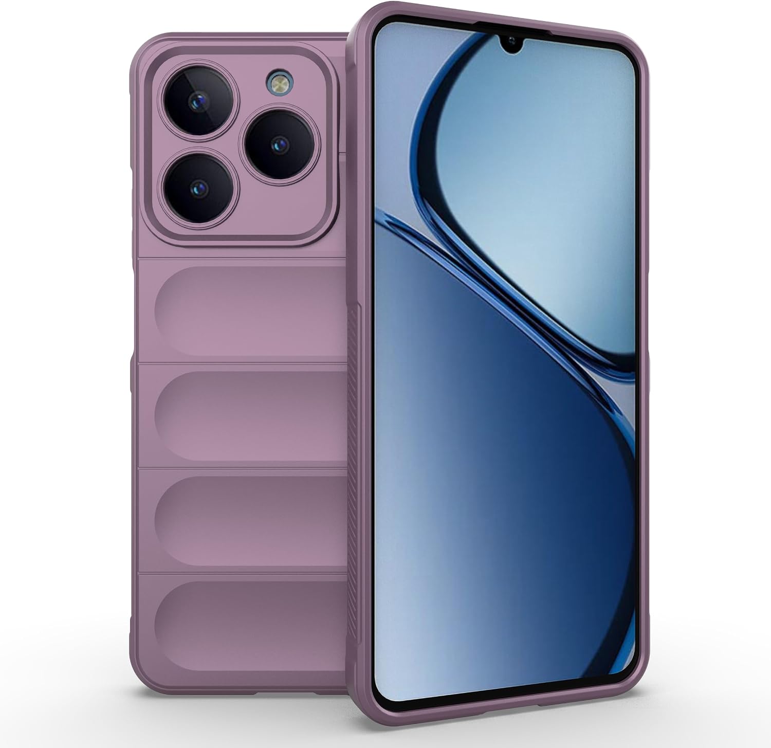 Smartphone Case Compatible with Tecno Spark Go 2024  Spark 20  Spark 20C, Compatible with Infinix Smart 8  Hot 40i Camera Protection Anti-fall TPU Mobile Soft Case Purple
