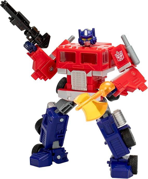 Transformers Legacy United Deluxe Class G1 Universe Optimus Prime, 5,5 inç Dönüştürücü Aksiyon Figürü, 8 Yaş ve Erkek Çocuklar için