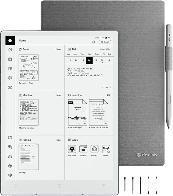 VIWOODS AiPaper 10.65 Inch AI Electronic Notebook Set Electronic Paper