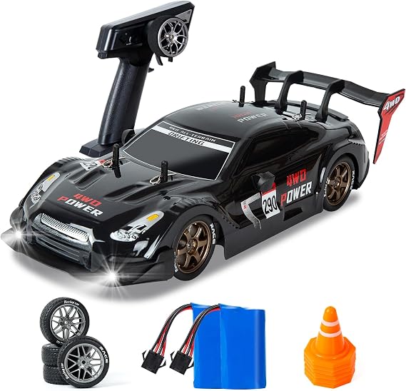 RC Drift Car, 1:14 Remote Control Drift Car 4WD GT Drift RC Cars High Speed Racing Vehicle Drifting Cars with Proportional Throttle Toy for Adults Boys Kids