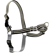 PetSafe Reflective Easy Walk Dog Harness, Small, Black/Silver
