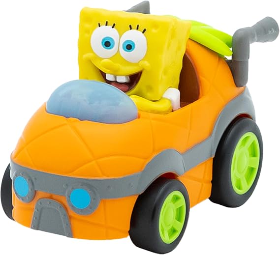 SpongeBob SquarePants Bikini Bottom Boaters Rev Up Racers with SpongeBob and Patrick, Ages 3+, Gelb