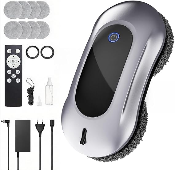Window Cleaning Robot 6000Pa Double Spray Function for Windows Glass Doors