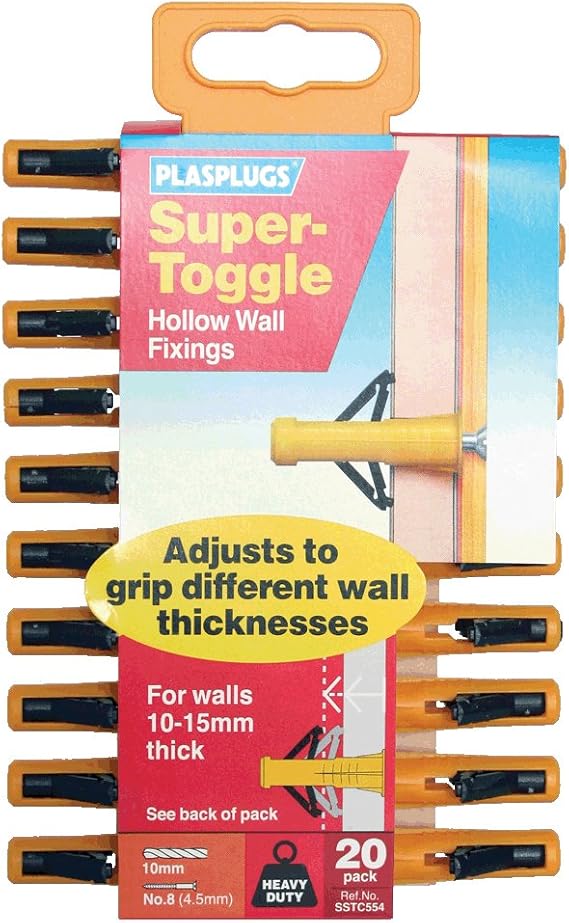 Plasplug SSTC554 Super Toggle Hollow Fixing