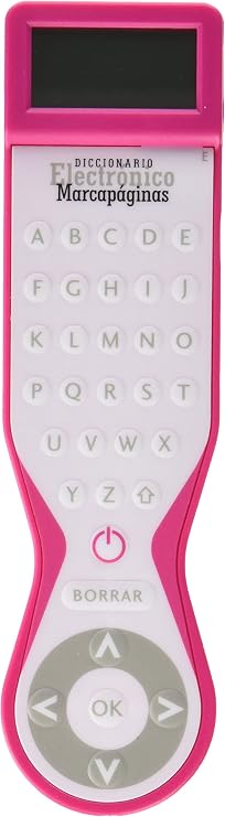 IF Electronic Dictionary Bookmark Single Language Definitions - Spanish, Pink